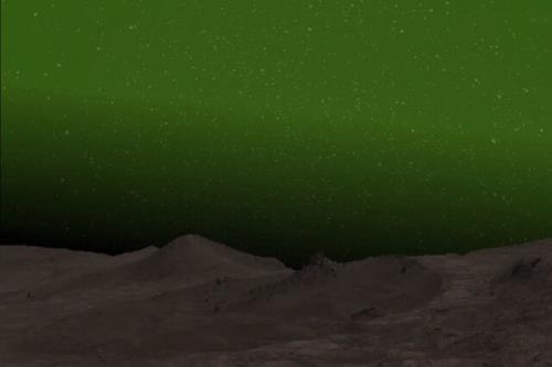آسمان شب مریخ برای نخستین بار سبز شد!