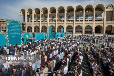 خدمت رسانی هلال احمر به بیش از ۳۷۰۰ نفر در نماز عید فطر